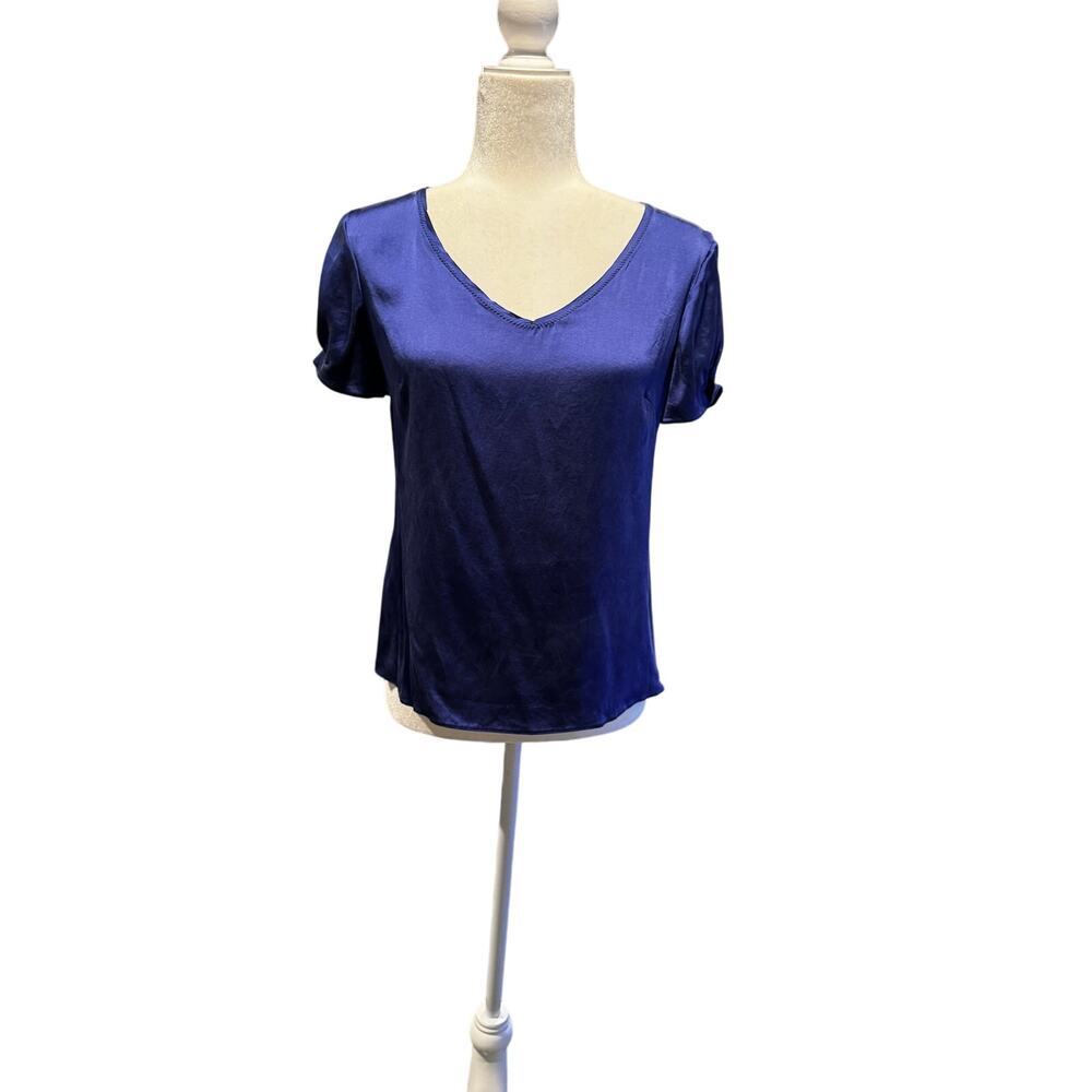 ARMANI COLLEZIONI Jewel Blue Shirt in Size 6